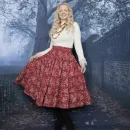 Юбка фланелевая ярусная на осень-зиму