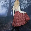 Юбка фланелевая ярусная на осень-зиму