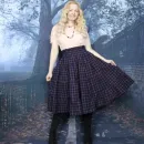 Юбка фланелевая ярусная на осень-зиму