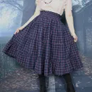 Юбка фланелевая ярусная на осень-зиму