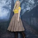 Юбка фланелевая ярусная на осень-зиму