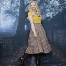 Юбка фланелевая ярусная на осень-зиму