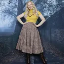 Юбка фланелевая ярусная на осень-зиму