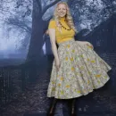 Юбка фланелевая ярусная на осень-зиму