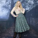 Юбка фланелевая ярусная на осень-зиму