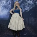 Юбка фланелевая ярусная на осень-зиму