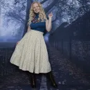 Юбка фланелевая ярусная на осень-зиму