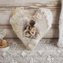 Кружевное сердце для интерьера