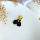 Серьги с агатами "Безупречность"