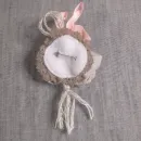 Текстильная брошь в стиле бохо