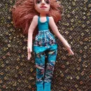 Каркасная валеная кукла