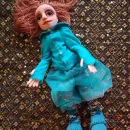 Каркасная валеная кукла