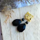 Серьги с агатами "Безупречность"