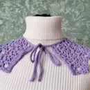 Кружевной воротничок ручной работы — акцент женственности