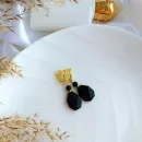 Серьги с агатами "Безупречность"