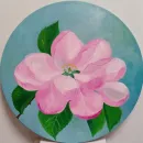 Картина маслом Цветок яблони