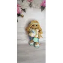 Куколка вязаная с одеждой и аксессуарами