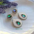 Серьги "Аромат жасмина"