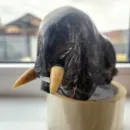 Бык из камня антраконита