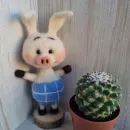 Игрушка ручной работы Пятачок