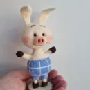 Игрушка ручной работы Пятачок