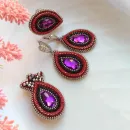 Комплект украшений "Гранаты"