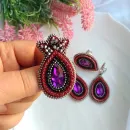 Комплект украшений "Гранаты"