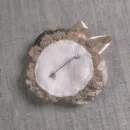 Текстильная брошь, бохо стиль.