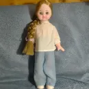 Кукла с одеждой, Ивановская, рост 45 см.