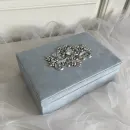 Шкатулка для украшений, голубая
