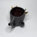 Кружка с курительной трубкой ONI желтая