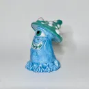 Бабблер/курительная трубка ручной работы Мухомор с золотым зубом