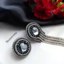 Серьги "Дыхание ночных теней"