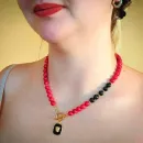 Колье из турквенита "Ты такая красивая!"