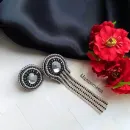 Серьги "Дыхание ночных теней"