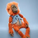 Оранжевая обезьянка