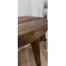 Столик прикроватный, журнальный, кофейный, для кальяна. Массив дерева, ручная работа, цвет дуб.