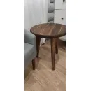 Столик прикроватный, журнальный, кофейный, для кальяна. Массив дерева, ручная работа, цвет дуб.