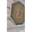 Часы, рама массив дерева. Покрытие структурная паста, краска, лак. Без стекла