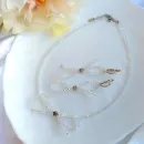 Комплект чокер и серьги бантики