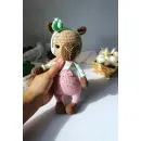 Игрушка вязаная ручная работа "Капибара с малышом"