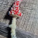 Брошь мухомор