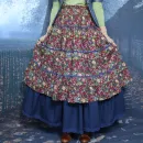 Юбка в стиле бохо. Юбка с подъюбником