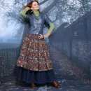 Юбка в стиле бохо. Юбка с подъюбником