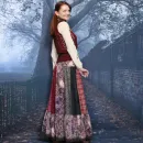 Юбка в стиле пэчворк. Юбка на осень-зиму