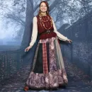 Юбка в стиле пэчворк. Юбка на осень-зиму