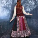 Юбка в стиле пэчворк. Юбка на осень-зиму