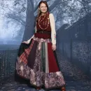 Юбка в стиле пэчворк. Юбка на осень-зиму