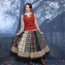 Юбка в стиле пэчворк. Юбка на осень-зиму