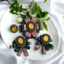 Комплект украшений: брошь, кольцо и серьги-трансформеры